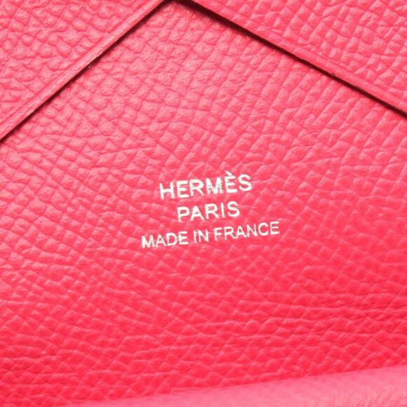 HERMES Pink Leather Wallet - Picture 4 of 6